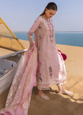 Flow by Crimson Embroidered Lawn Suits Unstitched 3 Piece - CSS25FL 2B A HANDMADE TALE